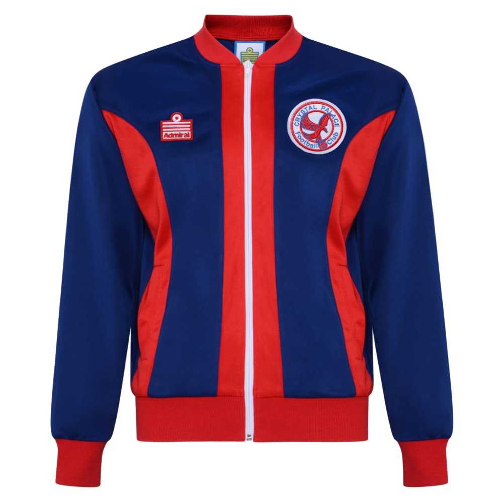 Score Draw Men's Red/Blue Crystal Palace 1978 Admiral Track Jacket Small Polyester