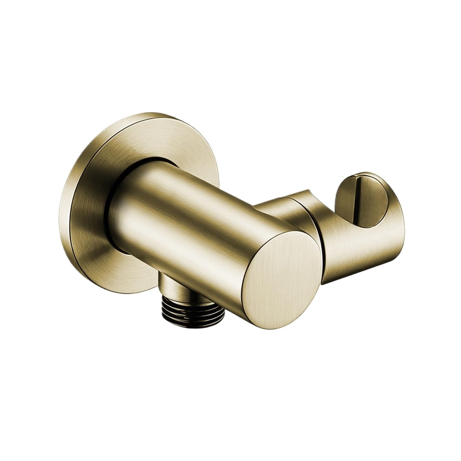Xfhtycj Brushed Gold 1Pcs Gunmetal Solid Brass Hand Shower Holder(Brushed Gold)