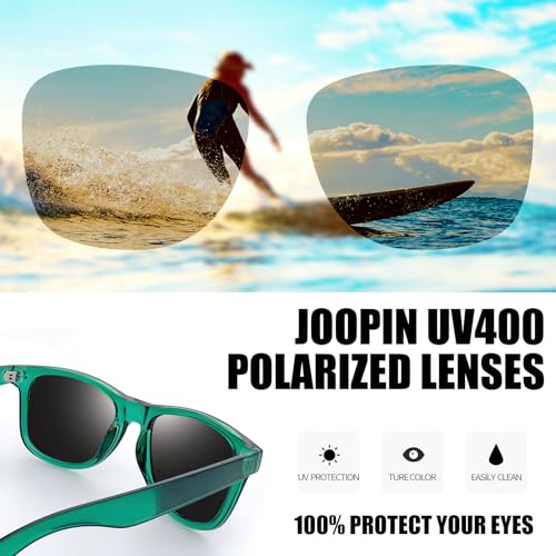 Image of Joopin Square Sunglasses Polarized UV400 Designer Sun Glasses Men Women