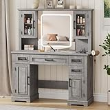 Maupvit Farmhouse Vanity Desk...