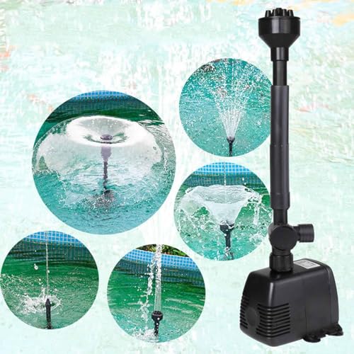 Pompe aquarium et fontaine sans colmatage grâce au kit de filtre inoxydable