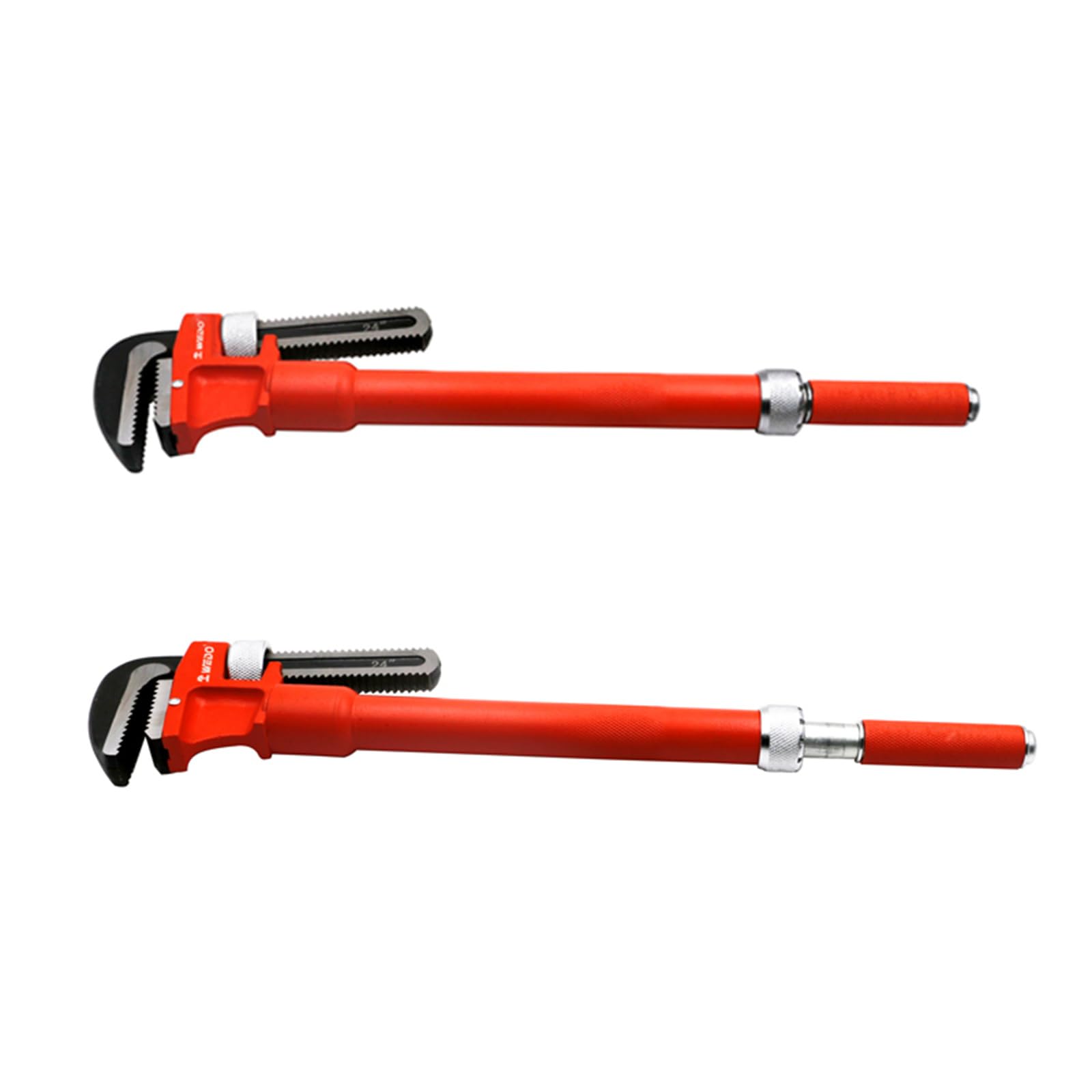 WEDO Llave de tubo, llave de tubo resistente de 36 pulgadas, llave de fontanería ajustable con mango extensible, llave de tubo recta ajustable, capacidad de mandíbula 108 mm