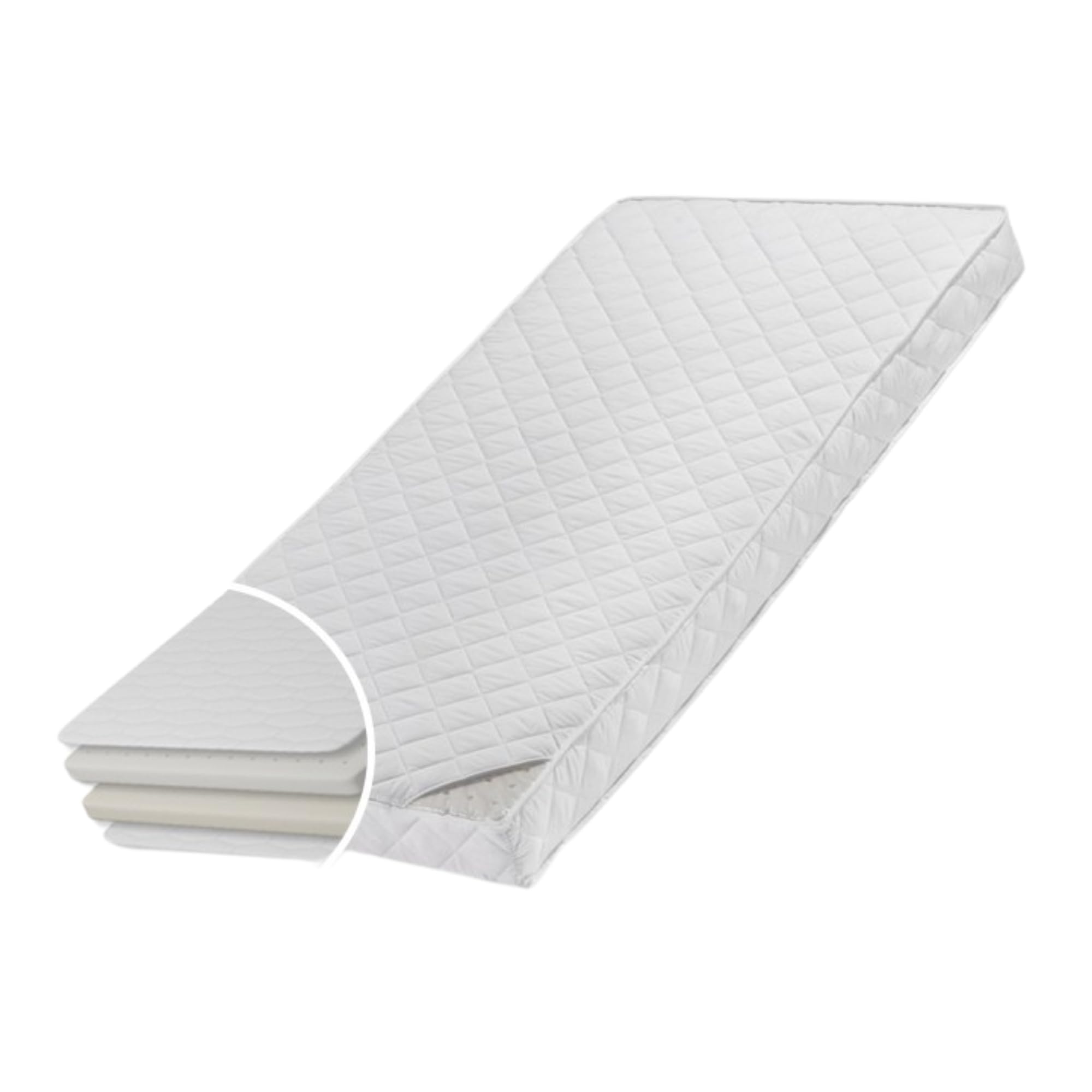 Kids Collective Kindermatratze 90x200 cm Latex Deluxe mit Aloe Vera-Bezug,Spannbettlaken und Zwei Härtegraden, 10 cm hoch, Kindermatratze 90 x 200 Matratze für Kinderbett, Körpergewicht bis 60kg