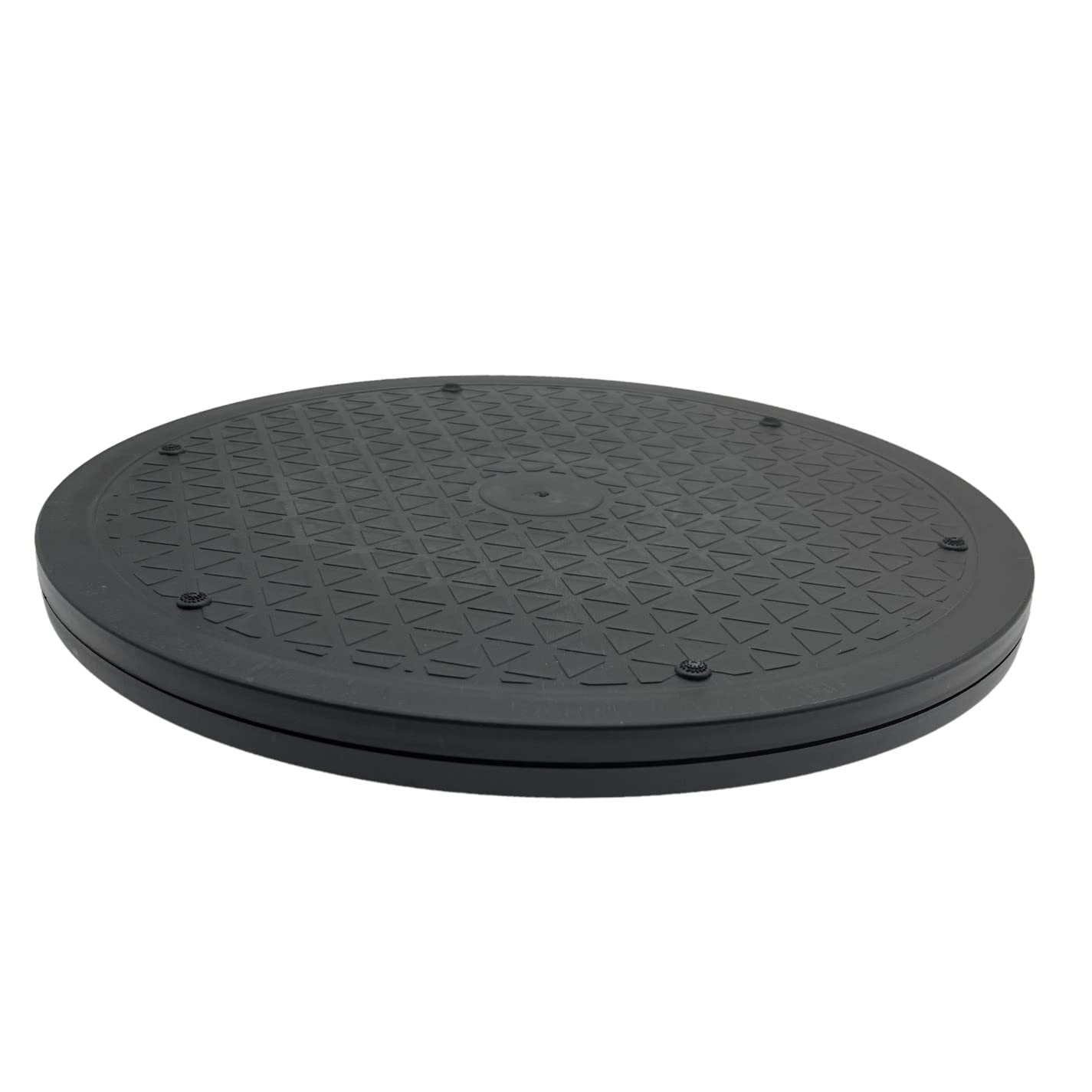 CCHAMP Plateau tournant Lazy Susan de 25 cm, plateforme rotative à 360 degrés, base pivotante polyvalente, plateau tournant pour TV, support de moniteur PC, plantes bonsaï