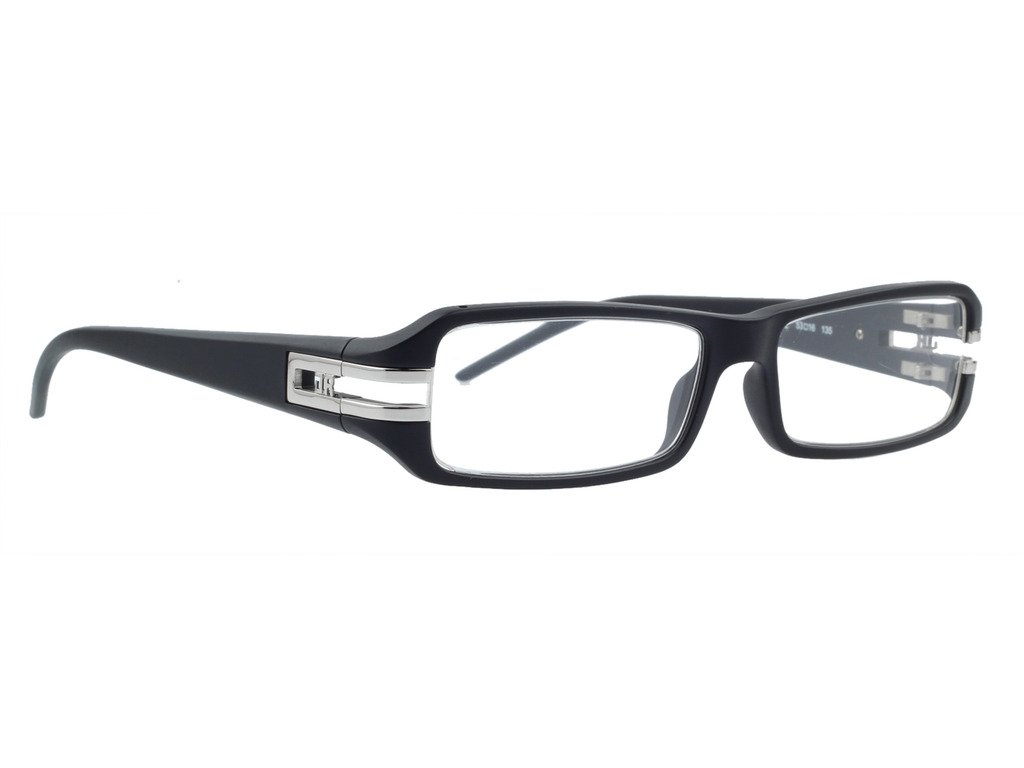 John RichmondJohn Richmond Rectangular Unisex Spectacle Frame - (JR-118-02|53|Matt Black)