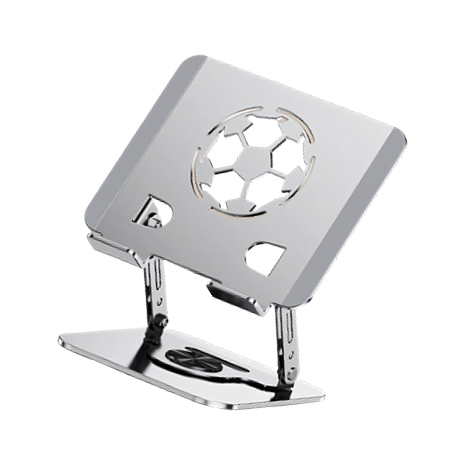Generisch Supporto per tablet, supporto per scrivania, supporto regolabile per tablet, pieghevole, girevole a 360 gradi, supporto da scrivania per telefono, pieghevole, in metallo, raffreddamento