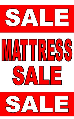 Mattress Sale Poster Sign 24"x36" with Lamination