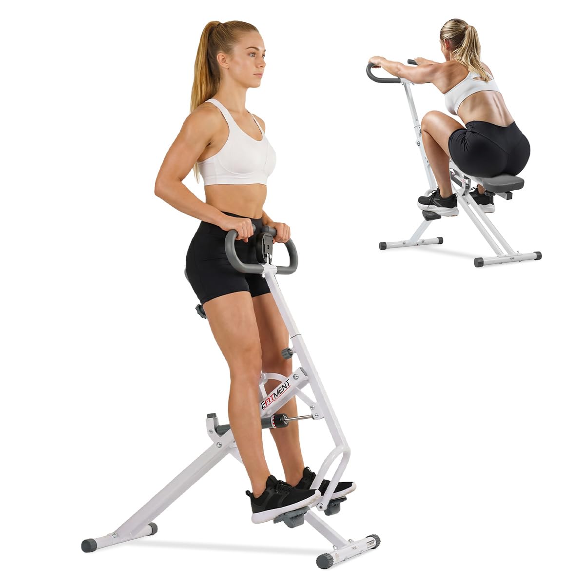 EFITMENT Rower-Ride Squat Machine, Squat Assist Rower for Glutes and Thighs, Home Exercise Trainer Full Body Workout Machine for Women