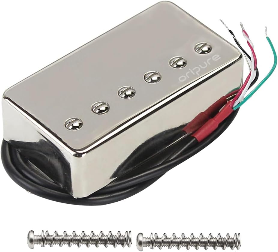 OriPure Alnico 5 Sealed Guitar Humbucker Pickups Chrome Bridge Pickup Fit LP Style Guitar Part