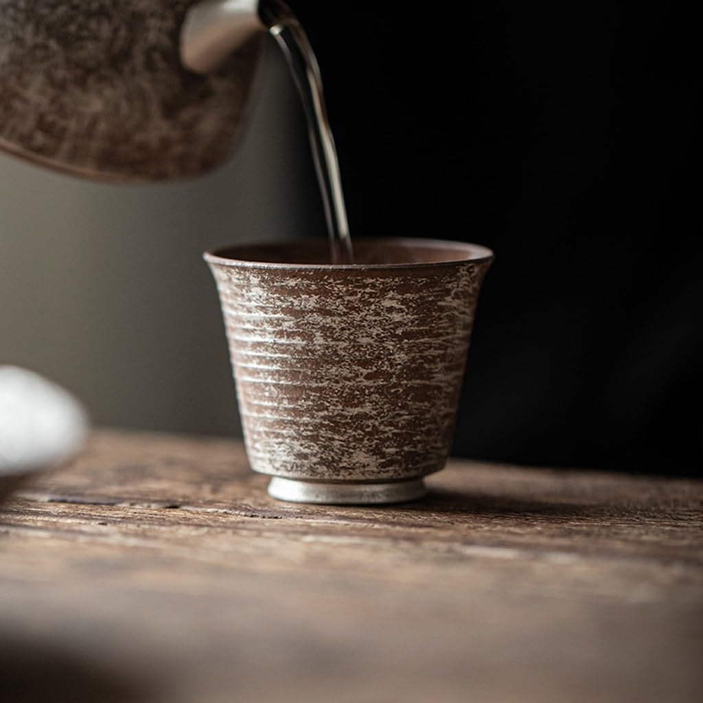 Ceramic Gaiwan Retro Handmade Tea Bowl Maker With Cover Teacup Set