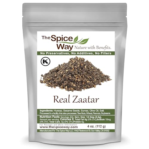 The Spice Way - Real Zaatar with Hyssop spice blend | 4 oz | (No ...