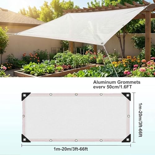 Filet d'ombrage de jardin avec protection UV bâche maille HDPE