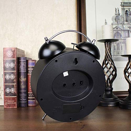 HOLPPO Despertador de mesa retrô/Despertador de escritório/Despertador Vintage de metal/Relógio Retr