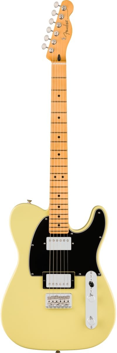 Fender Player II Telecaster HH Electric Guitar – Hialeah Yellow with Maple Fingerboard