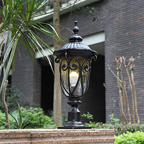 Lámpara de techo colgante impermeable IP65 faro de columna para villa y patio