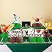Jollyboom Cricket Birthday Decorations, 8pcs Cricket Ball Theme Honeycomb Centerpiece Sports Theme Happy Birthday Party Table Decorations for Cricket Theme I love Cricket Birthday Party Supplies