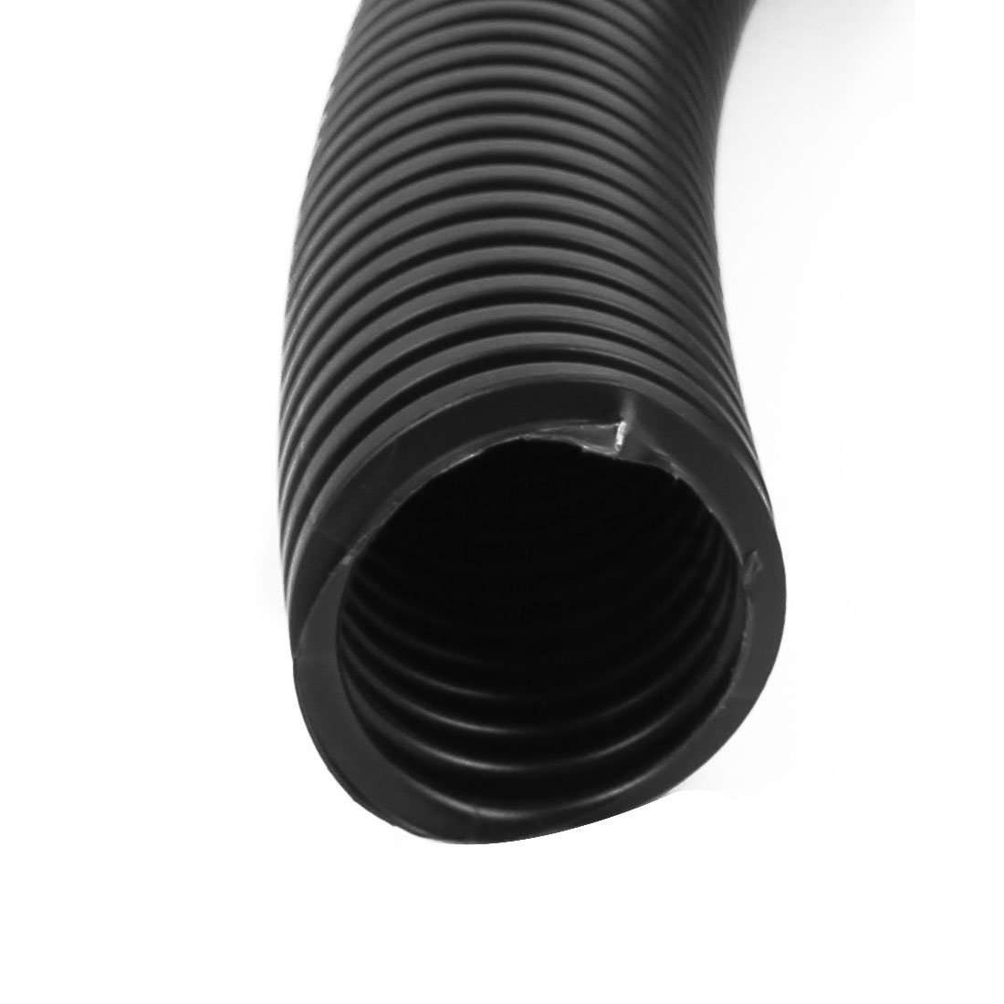 Aexit Black Plastic Electric Motors 25mm x 32mm Flexible Corrugated Conduit Pipe Hose Tube Fan Motors 2M Long