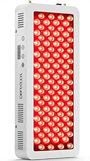 Bestqool Red Light Therapy Device for Body, Skin. Near Infrared Light Therapy, 100 Clinical Grade Dual Chip LEDs, 660nm 850nm High Power Red Light Panel for Pain Relief, Anti-Aging. 165W.