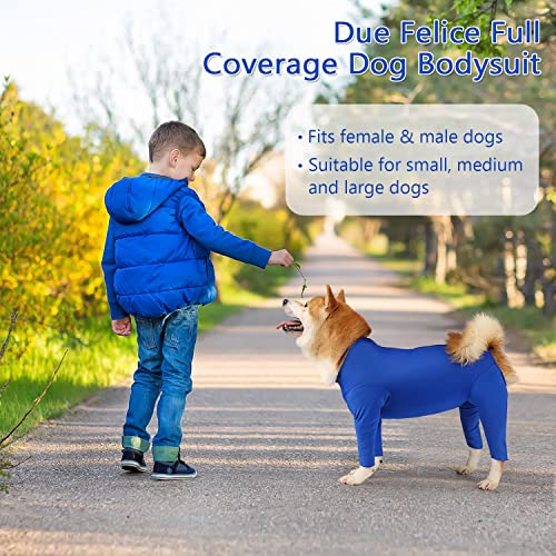 Image of Dog Onesie for Surgery Dog Shedding Suit Surgical Recovery Bodysuit for Female Male Dog After Surgery Wear Anxiety Calming Shirt