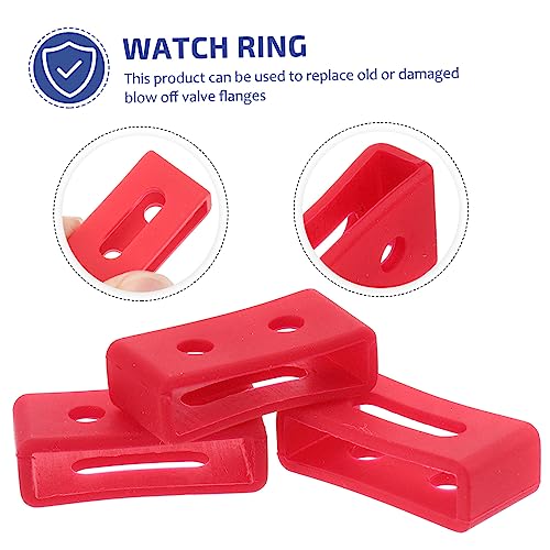 Housoutil 3pcs Watch Strap Band Silicone Watch Strao Ring Silicone Strao Ring Watches Fastener Rings Strap4