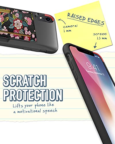 Image of Smartish iPhone XR Wallet Case - Wallet Slayer Vol. 2 [Slim Protective Kickstand] Credit Card Holder for Apple iPhone 10R (Silk) - Flavor of The Month