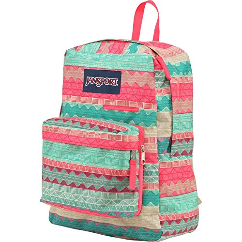 JanSport Digibreak Malt Tan Boho Stripe One Size