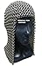 Anodized Aluminum Chainmail Hood, Handmade Large Medieval Coif Helmet, Knight Ringmail Coif