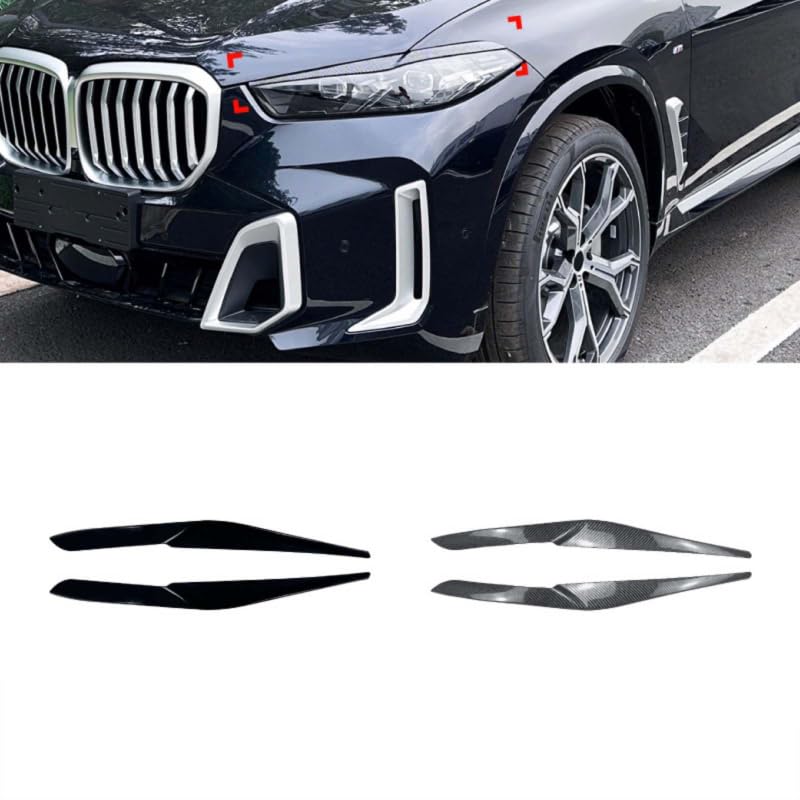 Cache-phares avant BMW X5 G05 accessoires finition auto noir