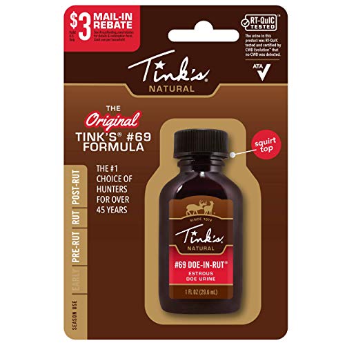 Tink's Doe-In-Rut #69 Buck Lure 1 Oz. #TOP3