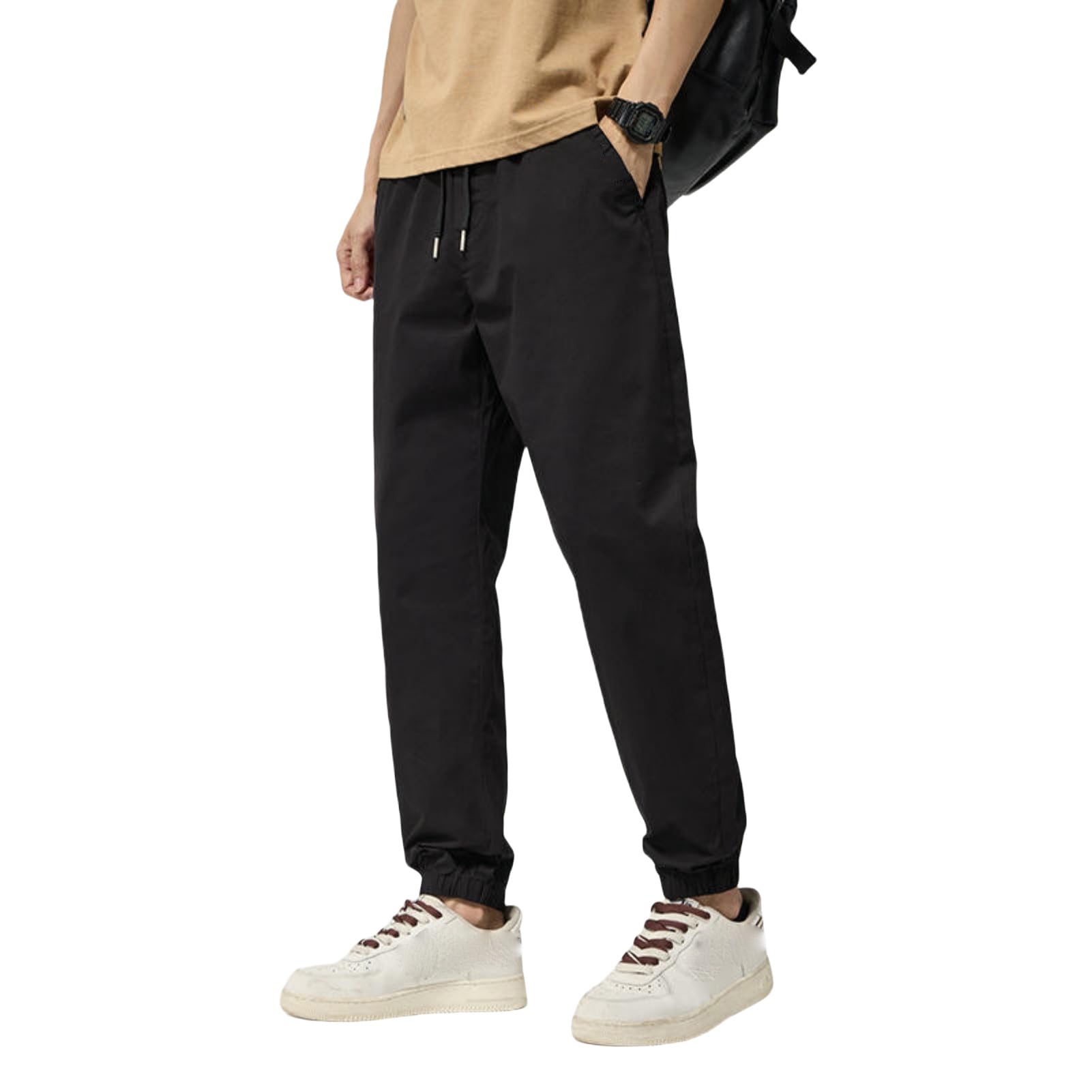Pantaloni da uomo Primavera Estate Sottile Allentato Nine-Tenths Jogger Stile Coreano Alla Moda Versatile Durevole Workwear Casual Pantaloni