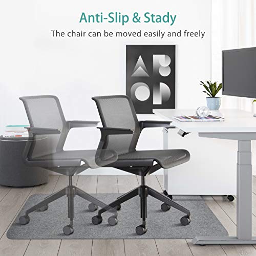 image for SALLOUS Office Chair Mat, Opaque Hard-Floor Mat for Office Home, 0.16