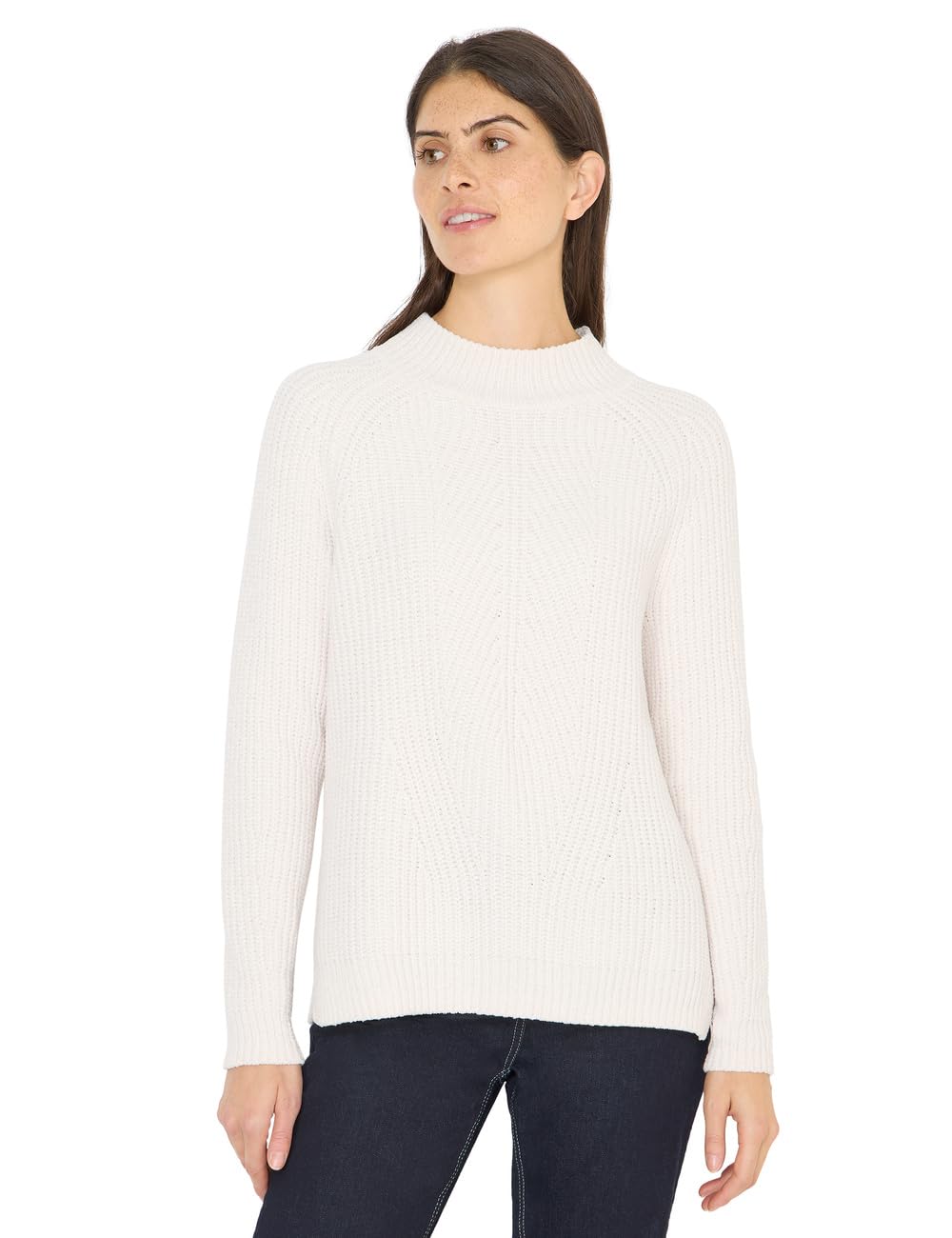 Cecil Damen 3016757 Turtleneck Chenille Pullover (1er Pack)