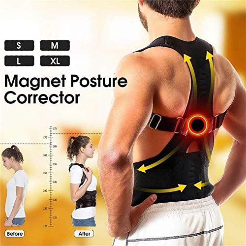 Correcteur de posture magnétique ajustable idéal pour le travail de bureau et la - 2