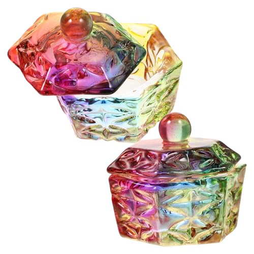 2 Piezas Recipiente Acrílico para Líquido de Uñas miniatura 1