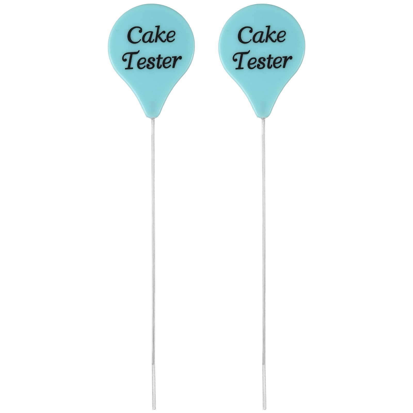 sourcing map Cake Tester, 2 Packs Peacock Blue Supplies for Home Bakers for Baking Supplies, Cake Tester Skewer 6.3 Inch Bakers Stainless Steel, Durable Kitchen Tool