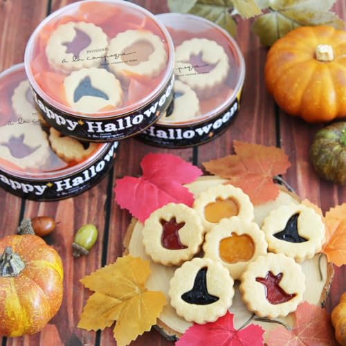 ハロウィンのジャムクッキーの詰め合わせ（常温）/ 「サブレ ド ハロウィン」 ギフト お中元 プレゼント 神戸 人気 洋菓子 お菓子 詰め合わせ 内祝い 手土産 お土産 スイーツ 誕生日 おしゃれのサムネイル