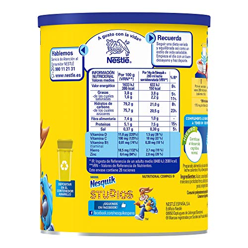 Nestlé, Nesquik, Instant Oploscacao, In doos, 400 g - Afbeelding 5