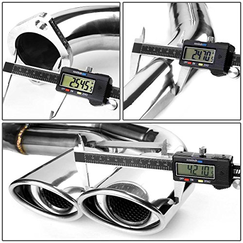 Dna Motoring Cbe-Cc97-57L-T8 Stainless Steel Cat Back Exhaust System [Compatible With 97-04 Chevy Corvette V8 5.7L] #TOP4