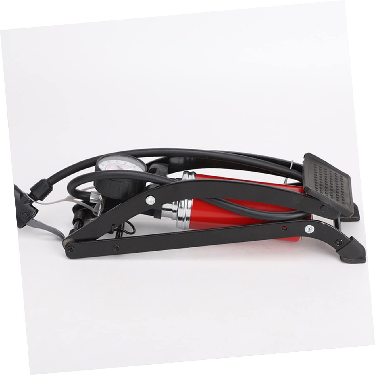 GOOHOCHY Cordless Tire Inflator Foot Pump Floor Pump Pressure Gauge Suitable for Bike Car Motorcycle