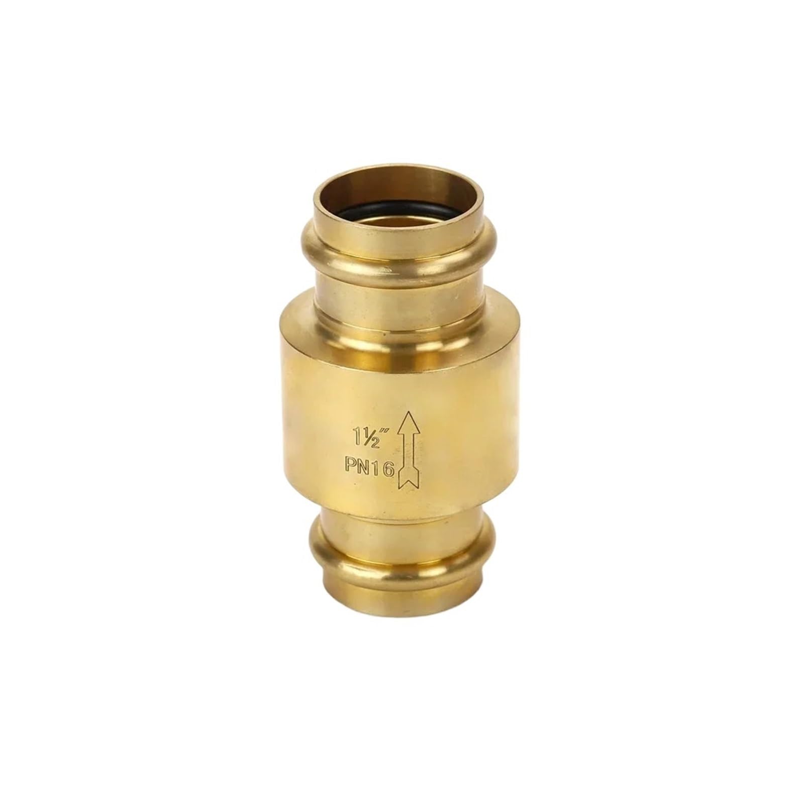 Valvola di ritegno a Molla Verticale a Compressione a Doppia Scheda in Ottone da 1-1/4" for valvola di tubazione idraulica Tipo V