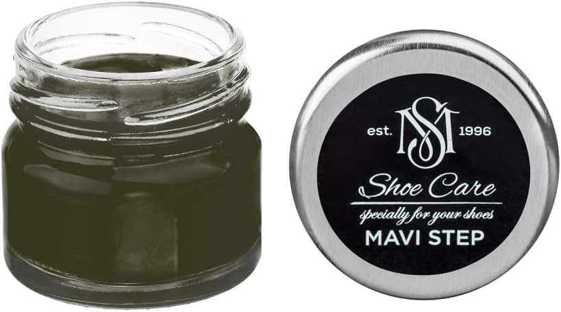 Nutritive Leather Spray - NCS S 8010-G70Y Obsidian Olive - Deep Conditioning & Shoe Color Restoration for Smooth Leather by MAVI STEP - 1.70 fl oz / 50 ml