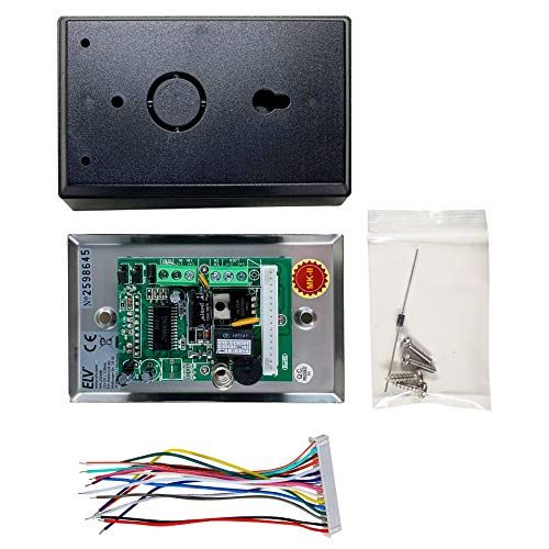 ELV Digitales Codeschloss DAK 2201 - Silber,schwarz - Tastenfeld - Keypadschloss - Schloss