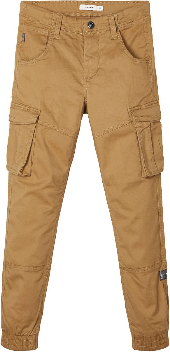 Name It Boy's Nitbamgo Reg/R Twi Ca Pant M Nmt Noos Trouser, Kelp, 176 UK