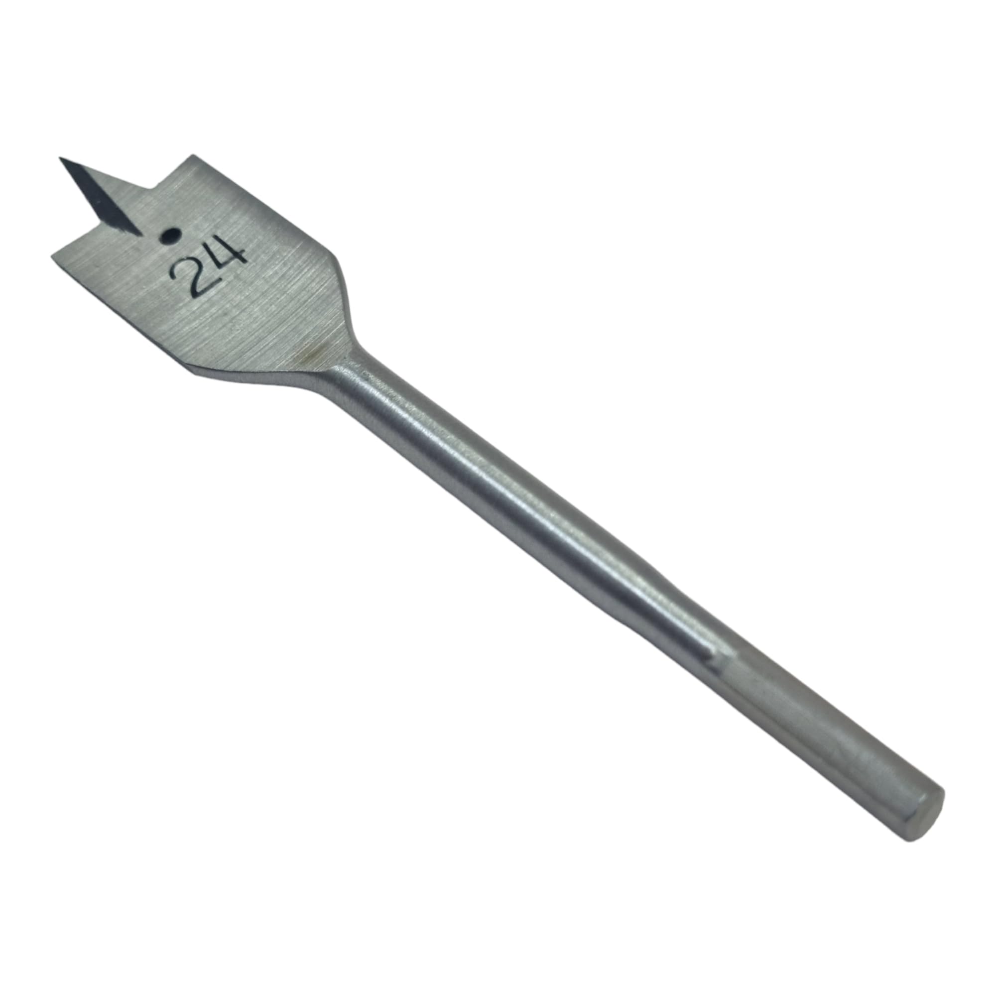 Flat Wood Drill Bit Carbon Steel Spade Paddle Bits for Woodworking, Nylon Storage Pouch Included (24mm - 152mm) — image 1