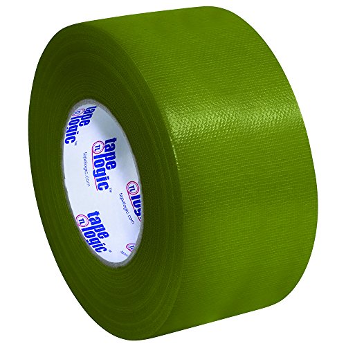 Image of Tape Logic (16 Pack) Multipurpose Olive Green Duct Tape, 3 Inch x 60 Yards, 10.0 Mil Thick, For Labeling, Patching, Temporary Repairs, Marking and Social Distancing