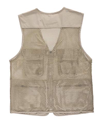 Daoba Sommer Outdoor Sport Weste Mesh Atmungsaktiv Safari Weste Mit Vielen Taschen Für Jagd Angeln Camping