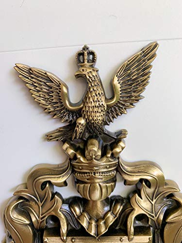 Polart Polish Gifts Poland Coat Of Arms Brass Wooden Gift Boxed Door Knocker With Reversible Two Sided, Witamy Welcome, Plate Design #TOP4