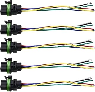 Conector eléctrico para coche de 6 pines impermeable 211PC063S0003 color negro(5pcs)