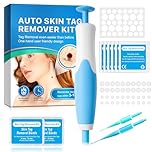 Skin Tag Removal Kit with 40 Bands, Auto Tool Kit Skin Tag Remover, Auto Skin Tag Removal Kit, (2mm-8mm) - Auto Fast-Acting Safe Skin Tag Remover Tools