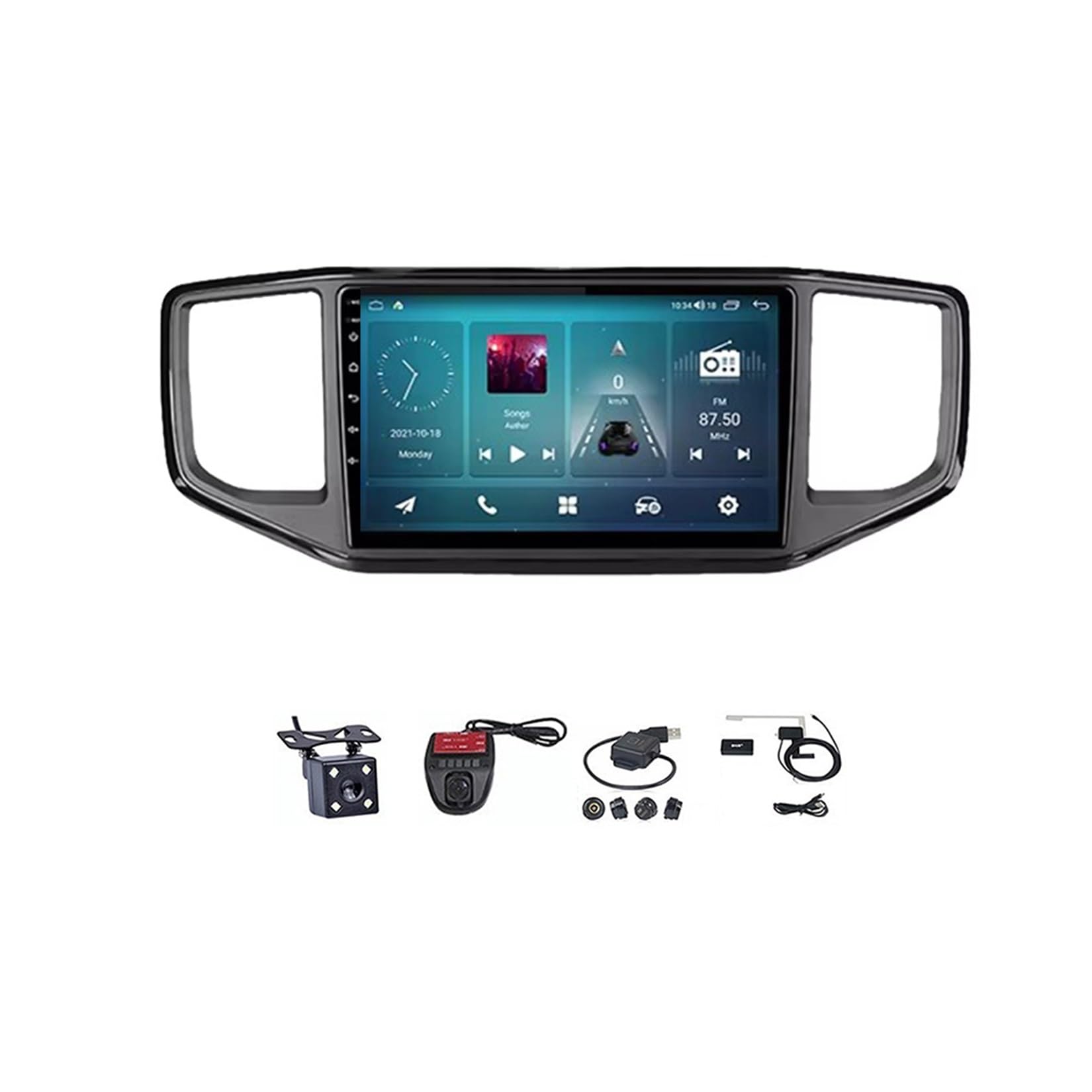 Autoradio Android 13 pour VW Amarok 1 multimédia GPS Carplay 128Go